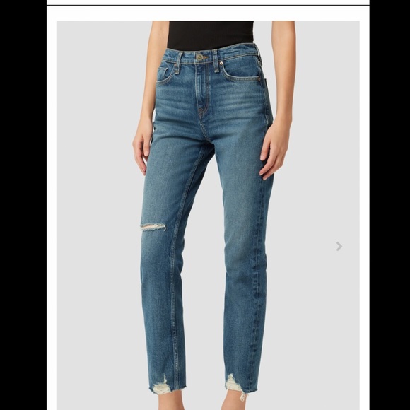 HUDSON Holly High-Rise Straight Crop Jean - Picture 5 of 7